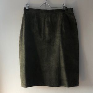 Vintage Suede Skirt
